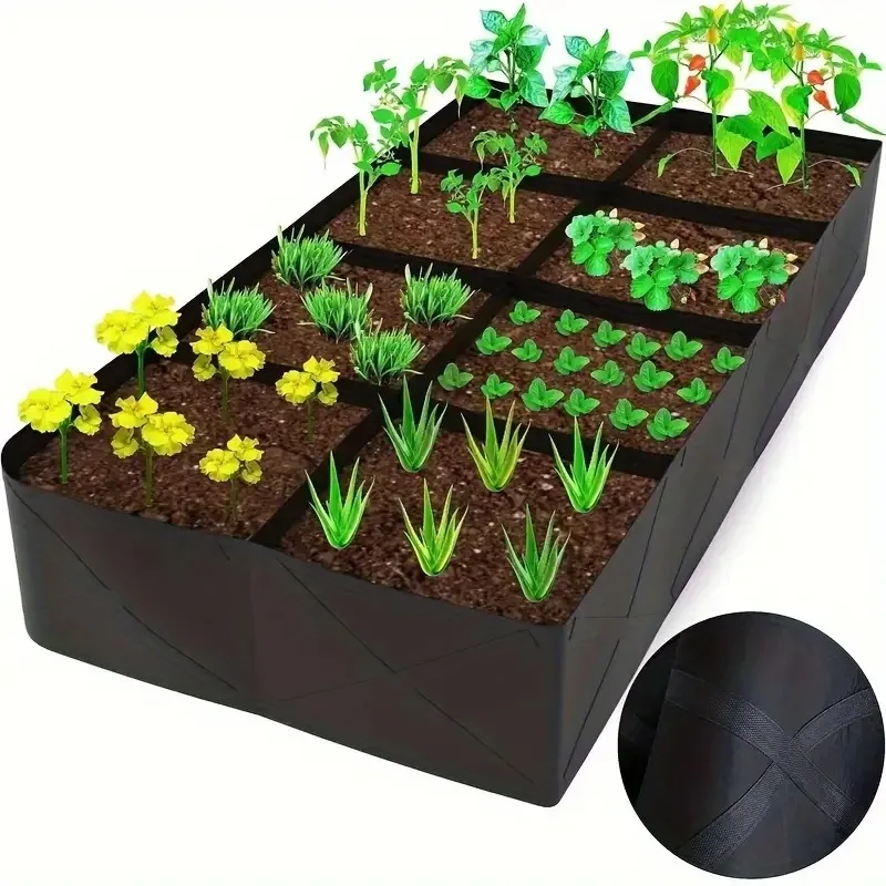 Seed Starter Tray - 128 Gallon Planting Bag Seedling Bed,