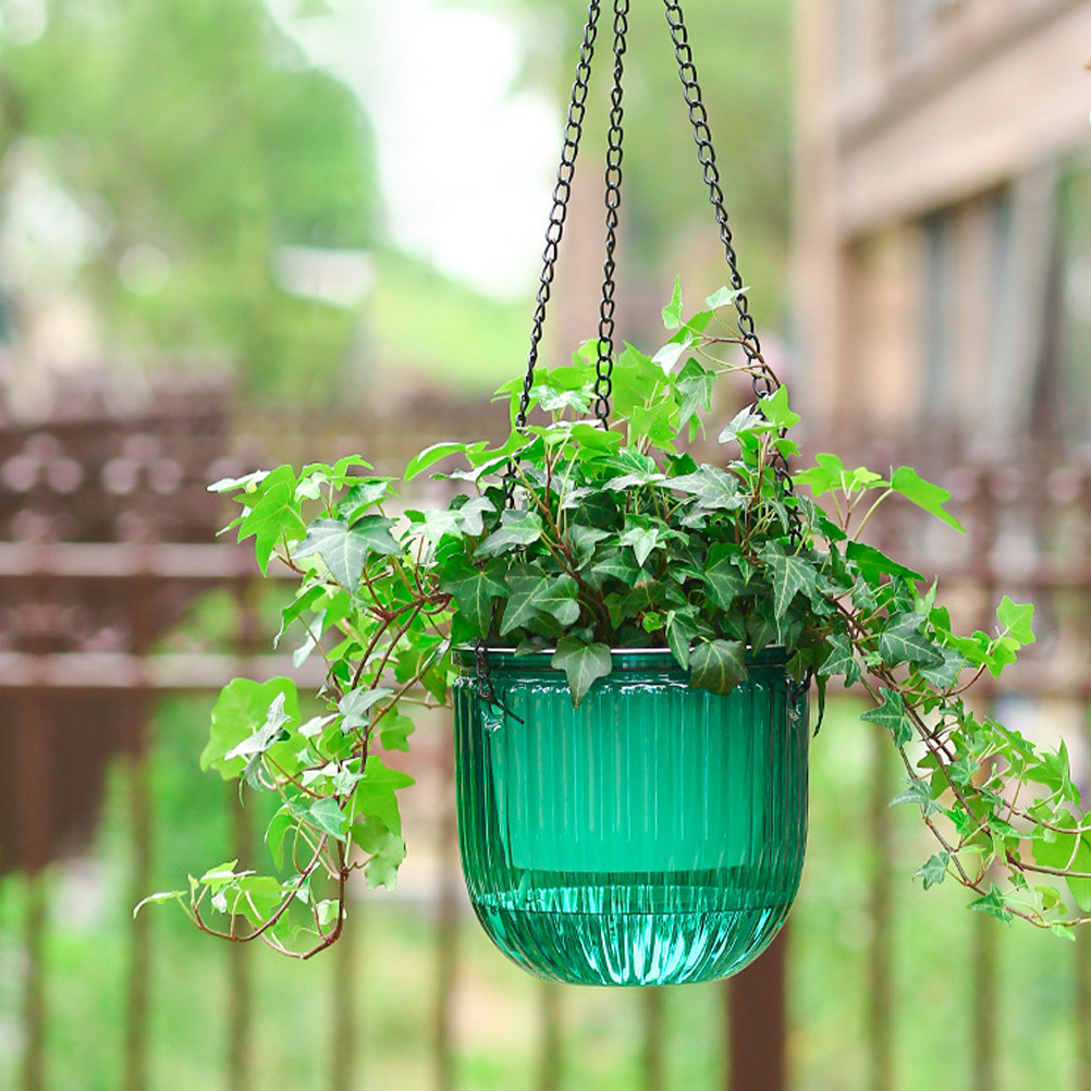 Self Watering Planter - 2Pcs Self Watering Hanging Planter Resin