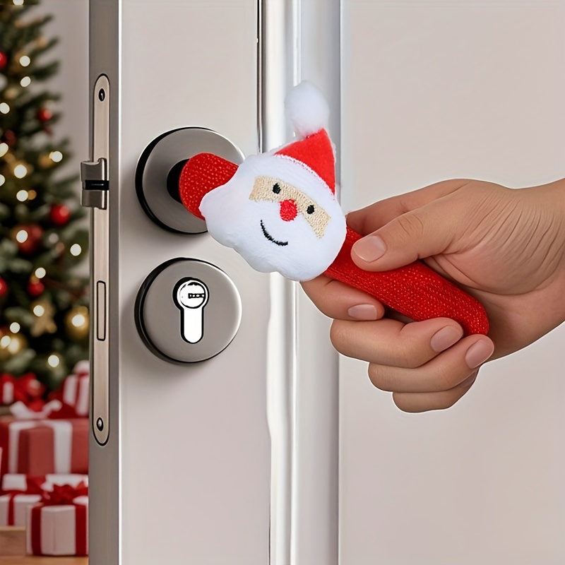 1/4pcs Christmas door handle d - огляд і ціна Garden Gloves