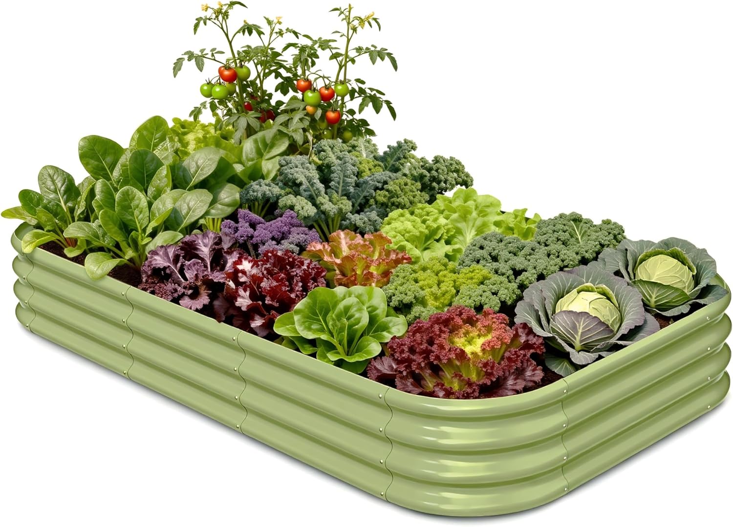 Galvanized Raised Garden Bed 8 - огляд і ціна Raised Garden Bed