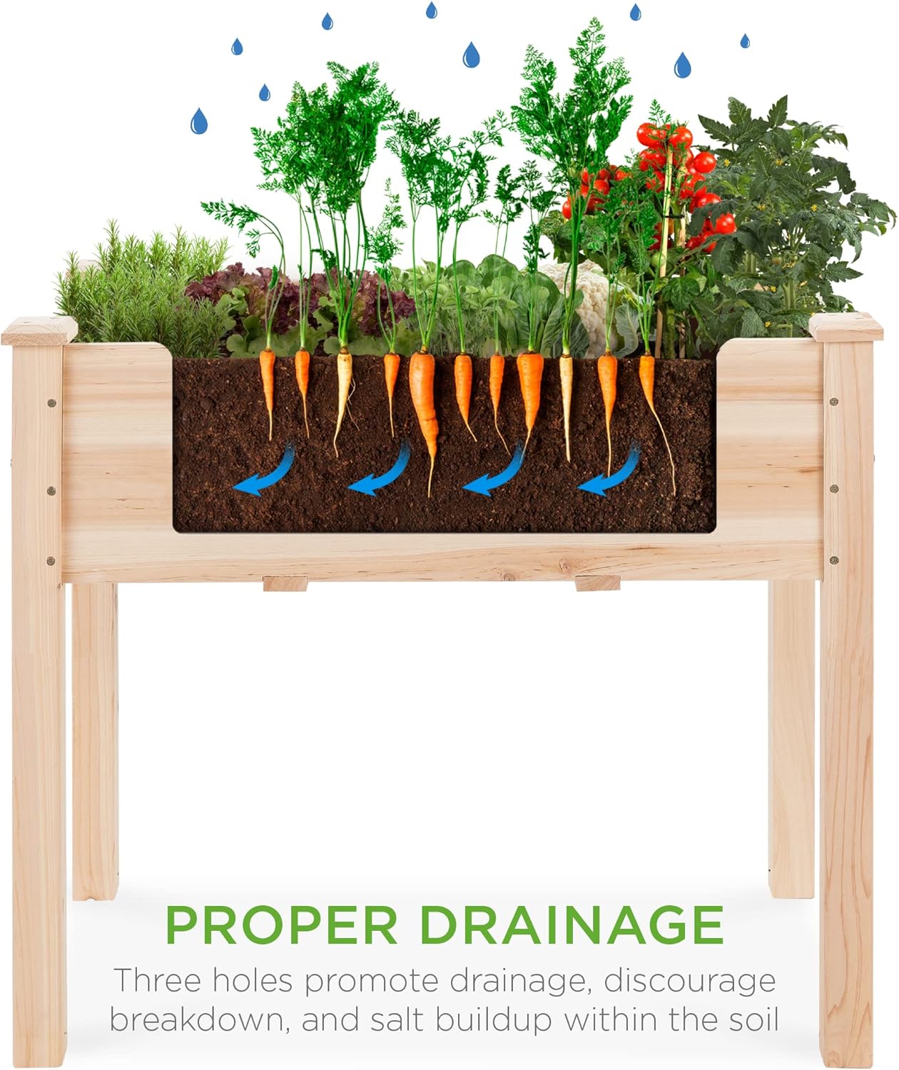 34x18x30in Raised Garden Bed,  - огляд і ціна Raised Garden Bed
