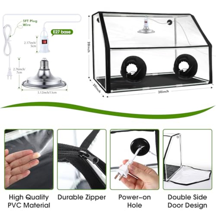 Mushroom Grow Tent and LED Gro - огляд і ціна Grow Light Led