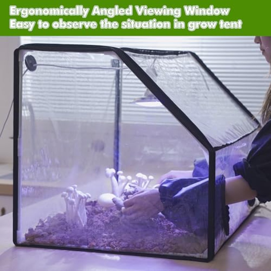 Mushroom Grow Tent and LED Gro - огляд і ціна Grow Light Led
