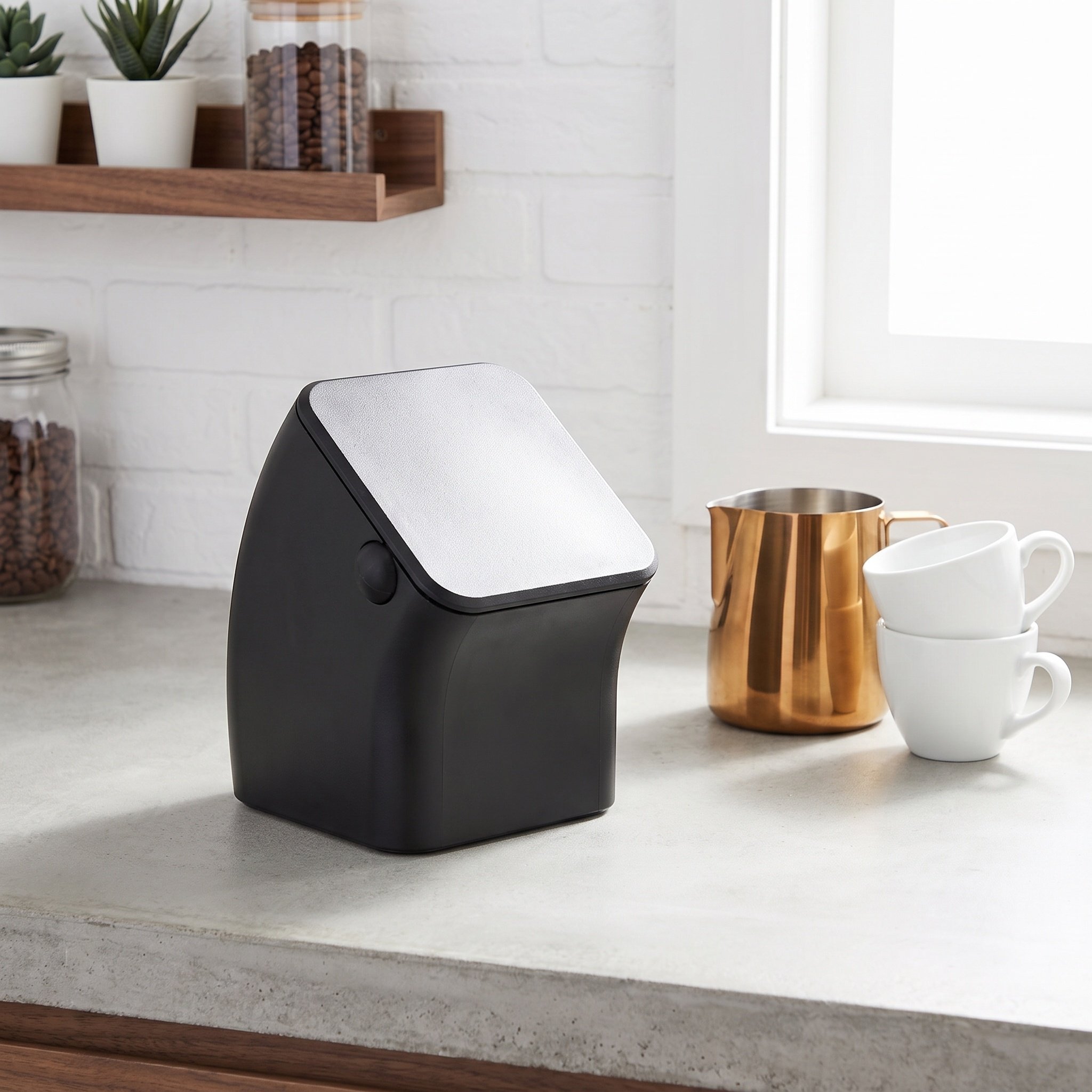Square Coffee Knock Box Coffee - огляд і ціна Compost Bin