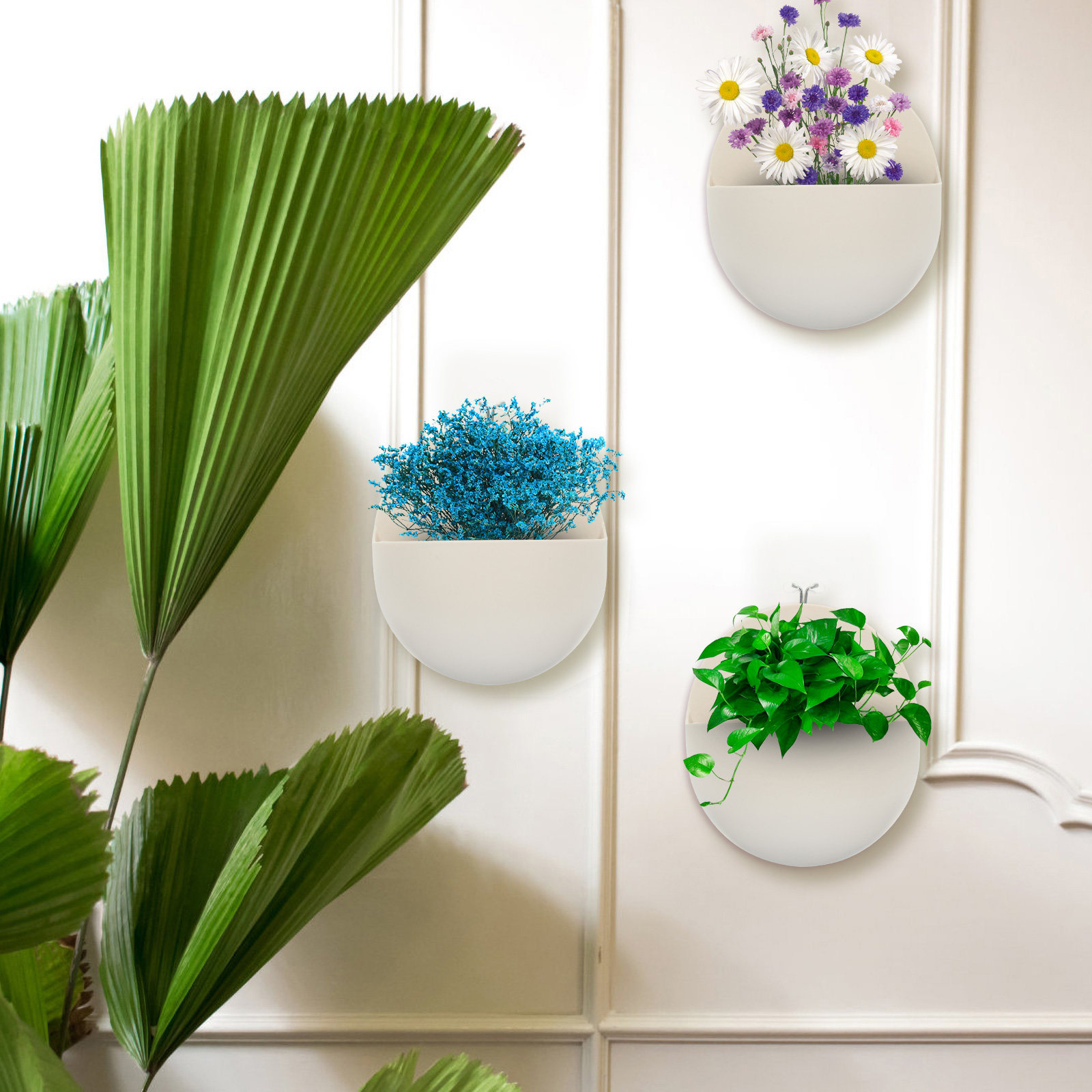 4Pcs Balcony Flower Buckets Pl - огляд і ціна Vertical Planter