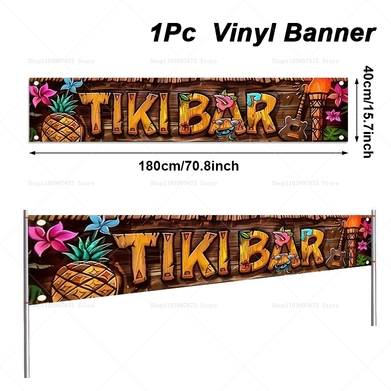 Tiki Bar Banner Tropical Hawai - огляд і ціна Indoor Herb Garden